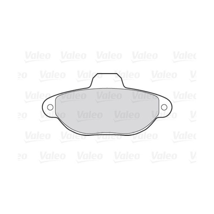 Stabdžių trinkelių rinkinys, diskinis stabdys VALEO 301012