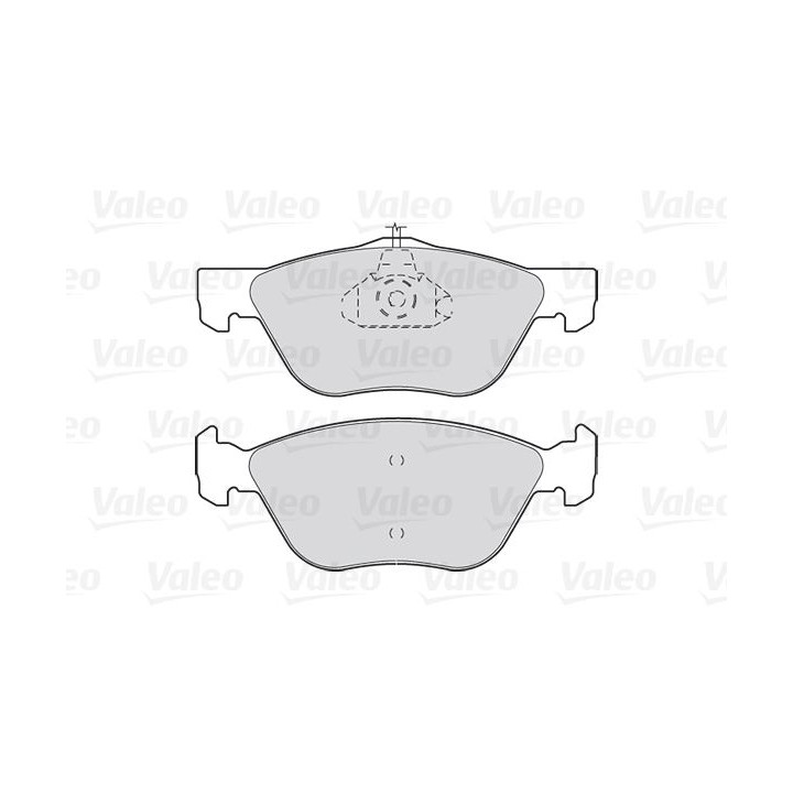 Stabdžių trinkelių rinkinys, diskinis stabdys VALEO 301023