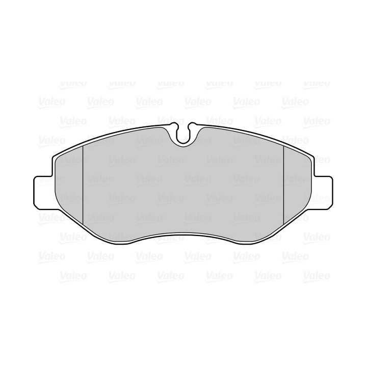 Stabdžių trinkelių rinkinys, diskinis stabdys VALEO 301027