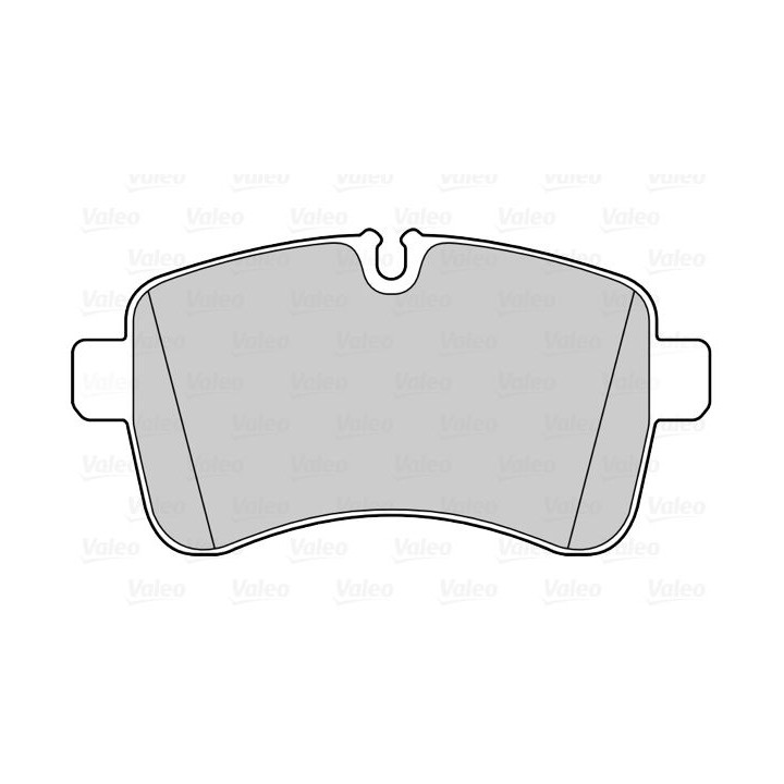 Stabdžių trinkelių rinkinys, diskinis stabdys VALEO 301032