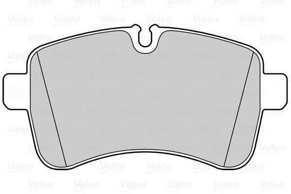 Stabdžių trinkelių rinkinys, diskinis stabdys VALEO 301032