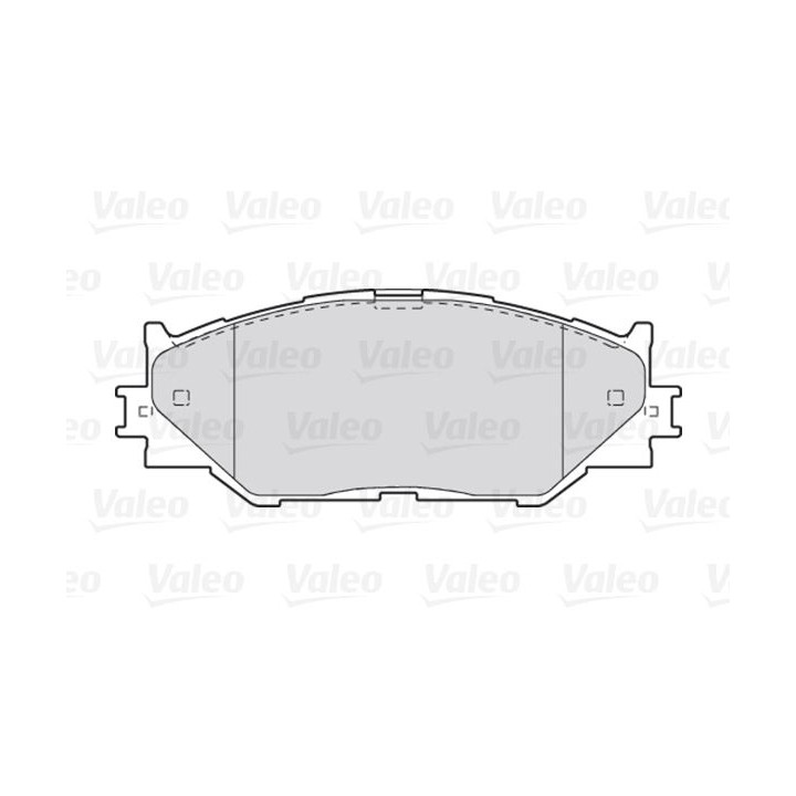 Stabdžių trinkelių rinkinys, diskinis stabdys VALEO 301035