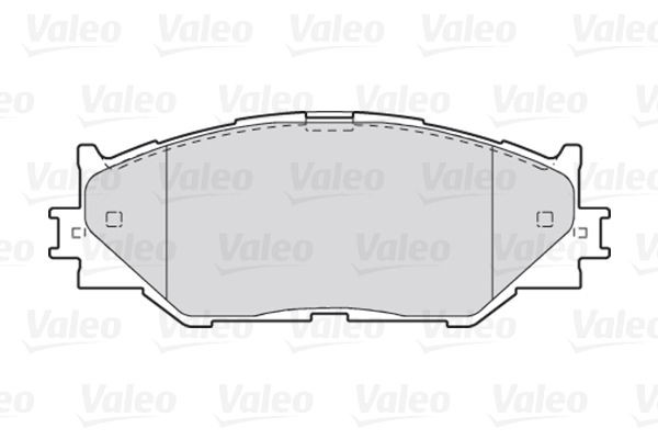 Stabdžių trinkelių rinkinys, diskinis stabdys VALEO 301035