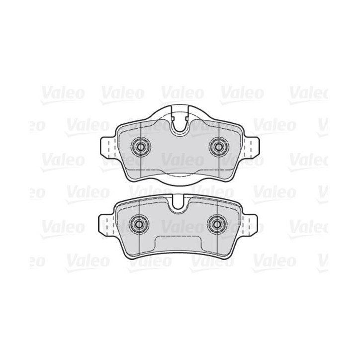 Stabdžių trinkelių rinkinys, diskinis stabdys VALEO 301041