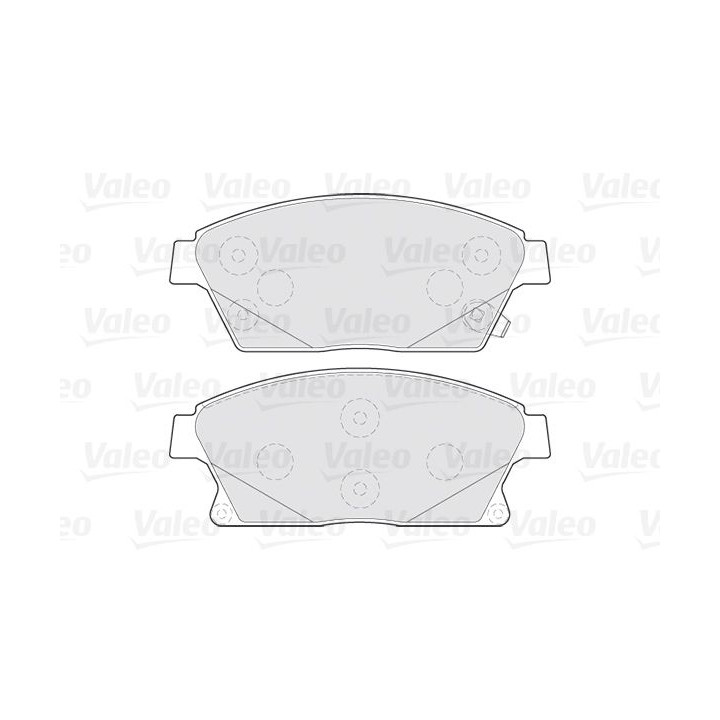 Stabdžių trinkelių rinkinys, diskinis stabdys VALEO 301070