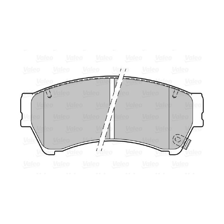 Stabdžių trinkelių rinkinys, diskinis stabdys VALEO 301071