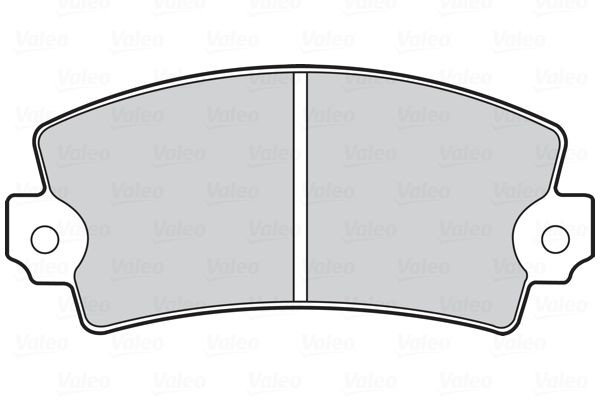 Stabdžių trinkelių rinkinys, diskinis stabdys VALEO 301085