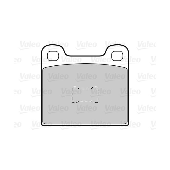 Stabdžių trinkelių rinkinys, diskinis stabdys VALEO 301099