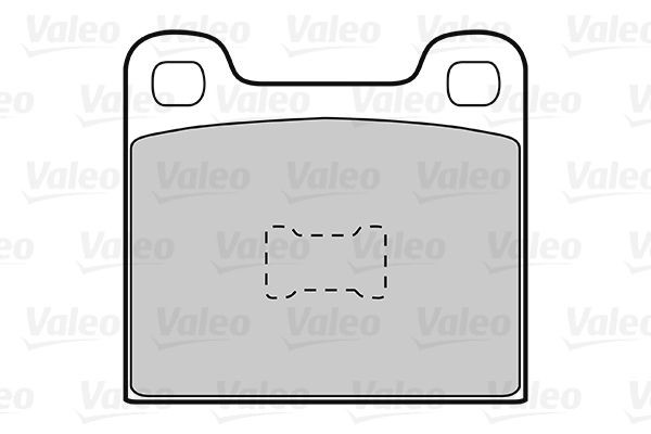 Stabdžių trinkelių rinkinys, diskinis stabdys VALEO 301099