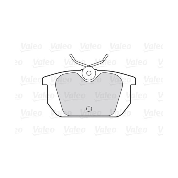 Stabdžių trinkelių rinkinys, diskinis stabdys VALEO 301142