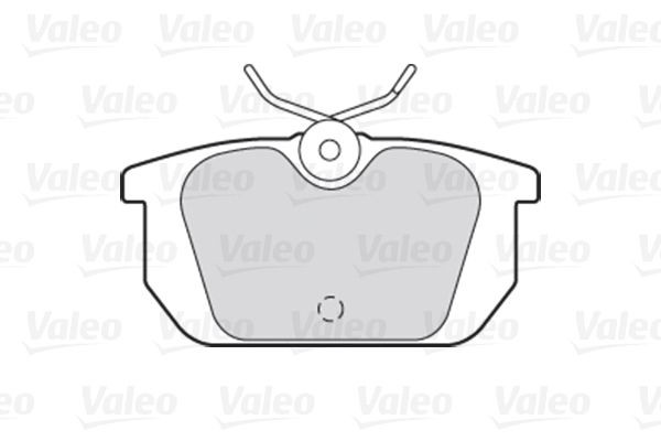 Stabdžių trinkelių rinkinys, diskinis stabdys VALEO 301142