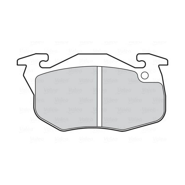 Stabdžių trinkelių rinkinys, diskinis stabdys VALEO 301155