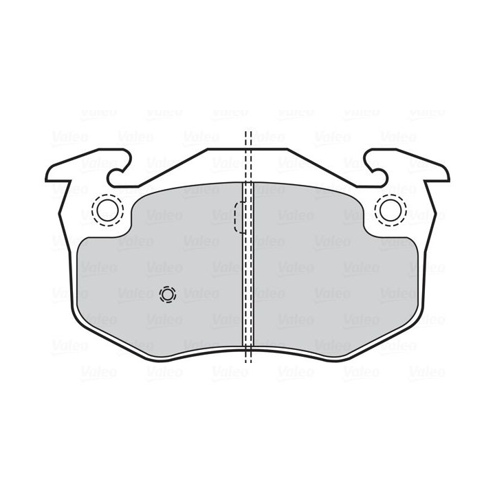 Stabdžių trinkelių rinkinys, diskinis stabdys VALEO 301158