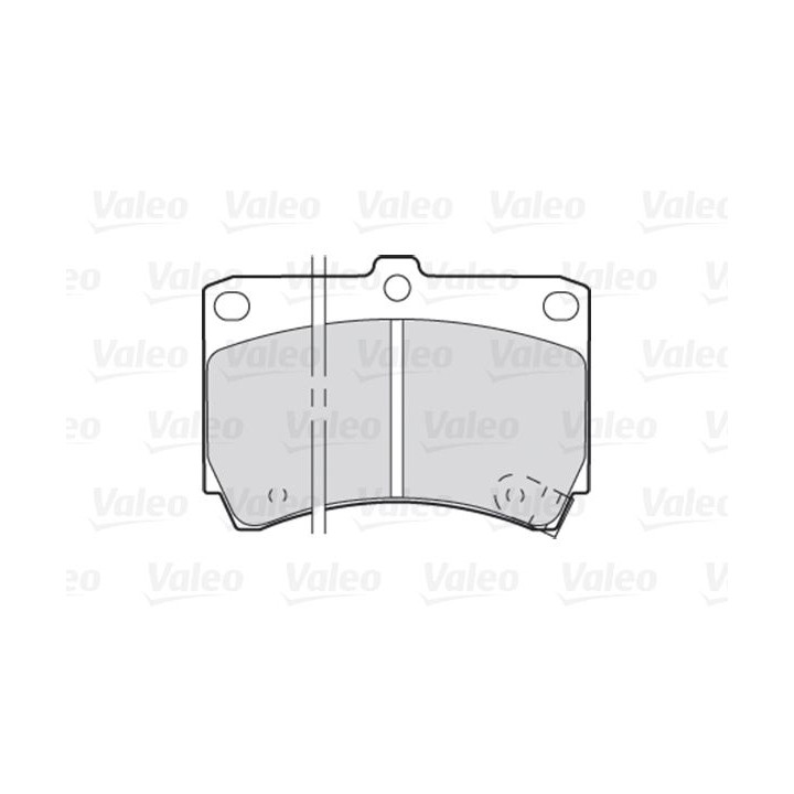 Stabdžių trinkelių rinkinys, diskinis stabdys VALEO 301274