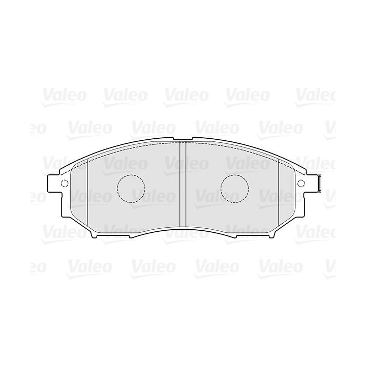 Stabdžių trinkelių rinkinys, diskinis stabdys VALEO 301337