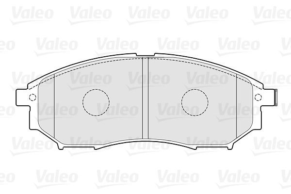 Stabdžių trinkelių rinkinys, diskinis stabdys VALEO 301337