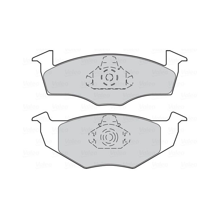 Stabdžių trinkelių rinkinys, diskinis stabdys VALEO 301403