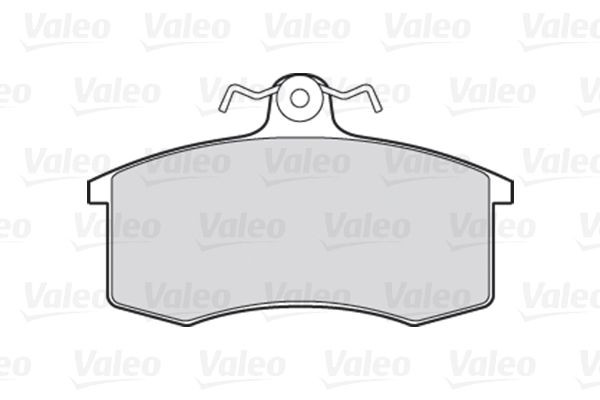 Stabdžių trinkelių rinkinys, diskinis stabdys VALEO 301406