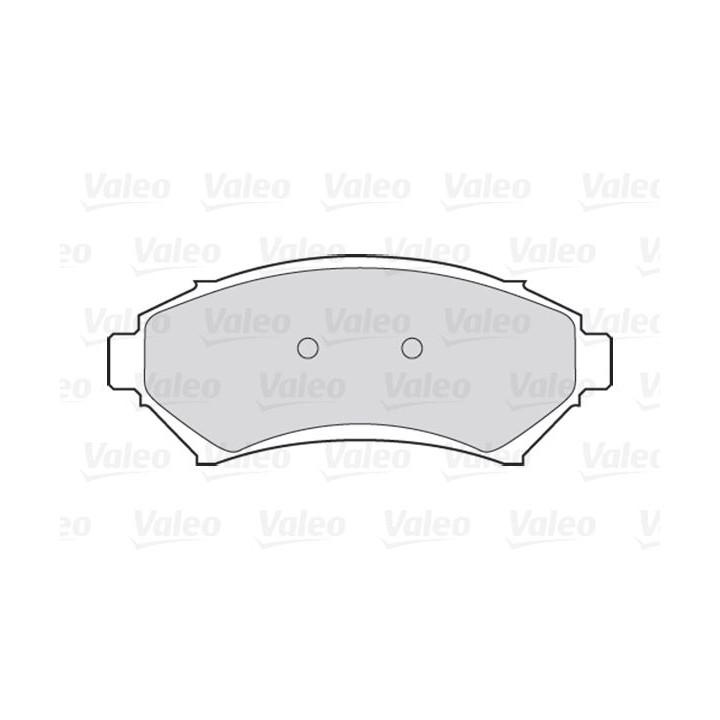 Stabdžių trinkelių rinkinys, diskinis stabdys VALEO 301458