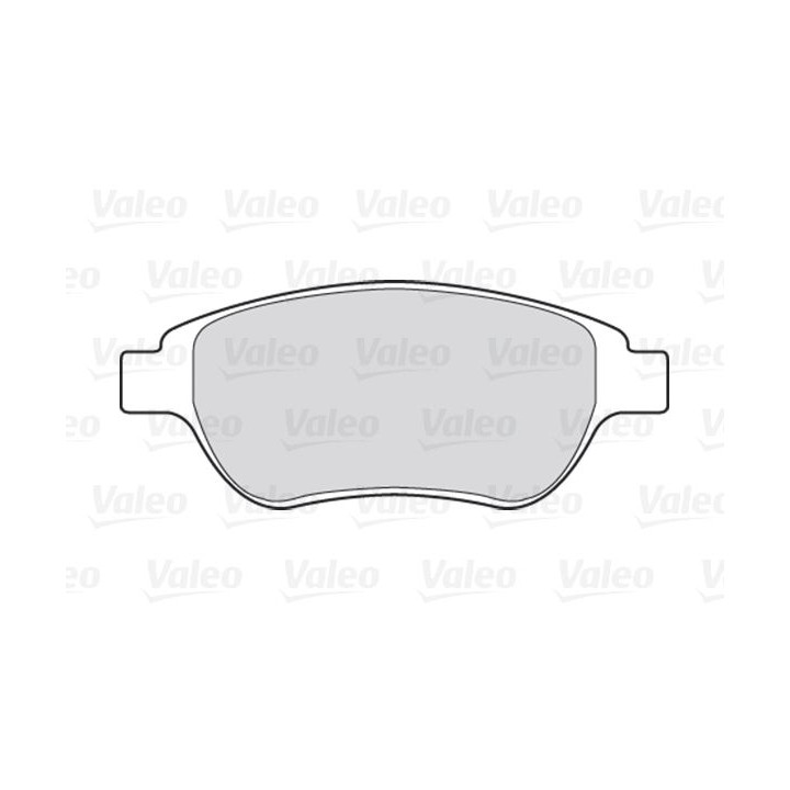 Stabdžių trinkelių rinkinys, diskinis stabdys VALEO 301465