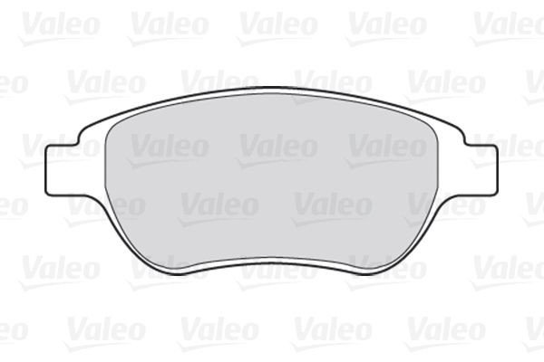 Stabdžių trinkelių rinkinys, diskinis stabdys VALEO 301465