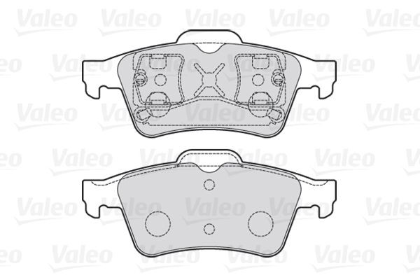 Stabdžių trinkelių rinkinys, diskinis stabdys VALEO 301472