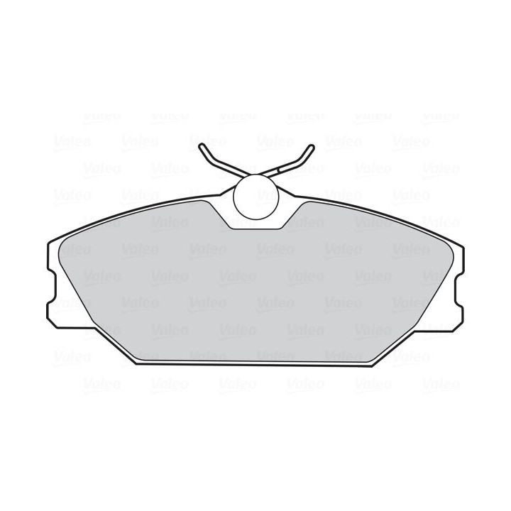 Stabdžių trinkelių rinkinys, diskinis stabdys VALEO 301473