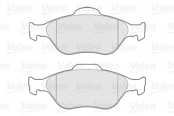 Stabdžių trinkelių rinkinys, diskinis stabdys VALEO 301564