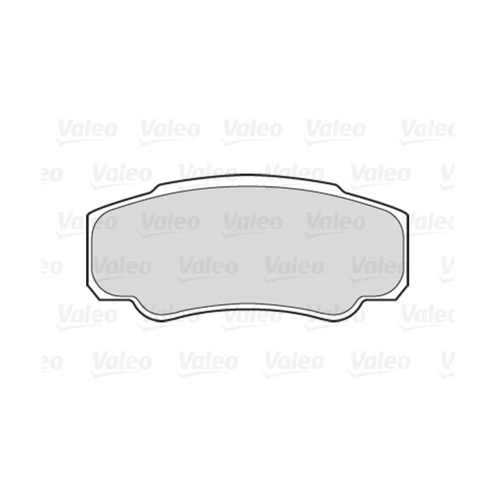 Stabdžių trinkelių rinkinys, diskinis stabdys VALEO 301570