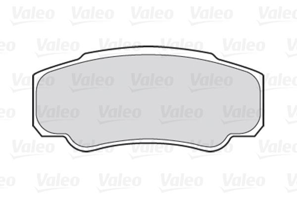 Stabdžių trinkelių rinkinys, diskinis stabdys VALEO 301570