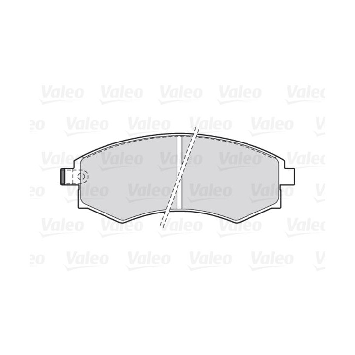 Stabdžių trinkelių rinkinys, diskinis stabdys VALEO 301574