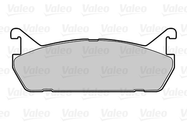 Stabdžių trinkelių rinkinys, diskinis stabdys VALEO 301624