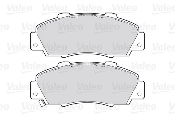 Stabdžių trinkelių rinkinys, diskinis stabdys VALEO 301627