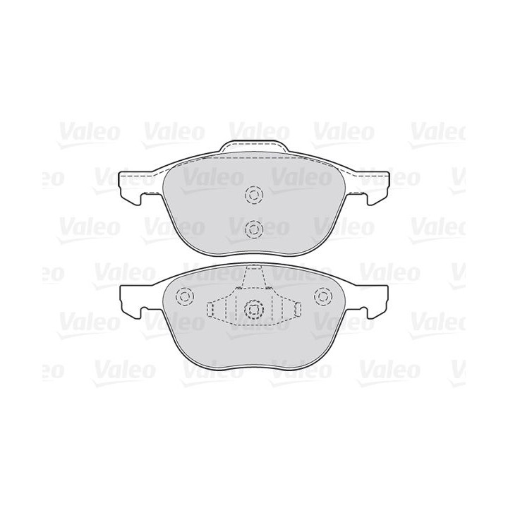 Stabdžių trinkelių rinkinys, diskinis stabdys VALEO 301649