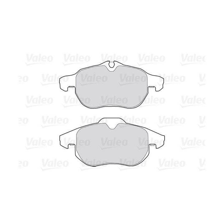 Stabdžių trinkelių rinkinys, diskinis stabdys VALEO 301678