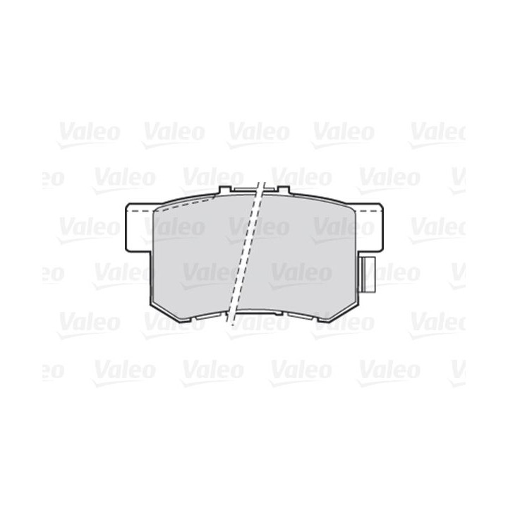 Stabdžių trinkelių rinkinys, diskinis stabdys VALEO 301682