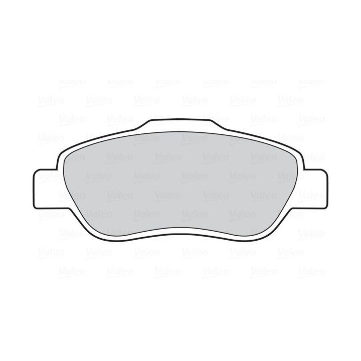 Stabdžių trinkelių rinkinys, diskinis stabdys VALEO 301696