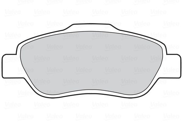 Stabdžių trinkelių rinkinys, diskinis stabdys VALEO 301696