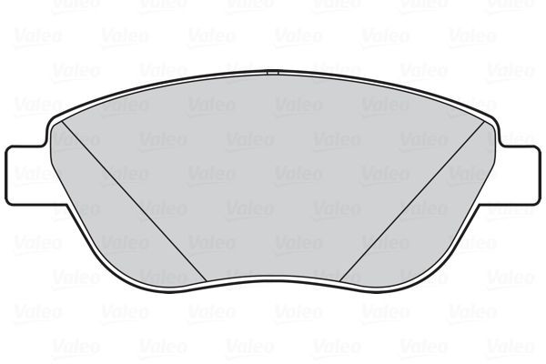 Stabdžių trinkelių rinkinys, diskinis stabdys VALEO 301698