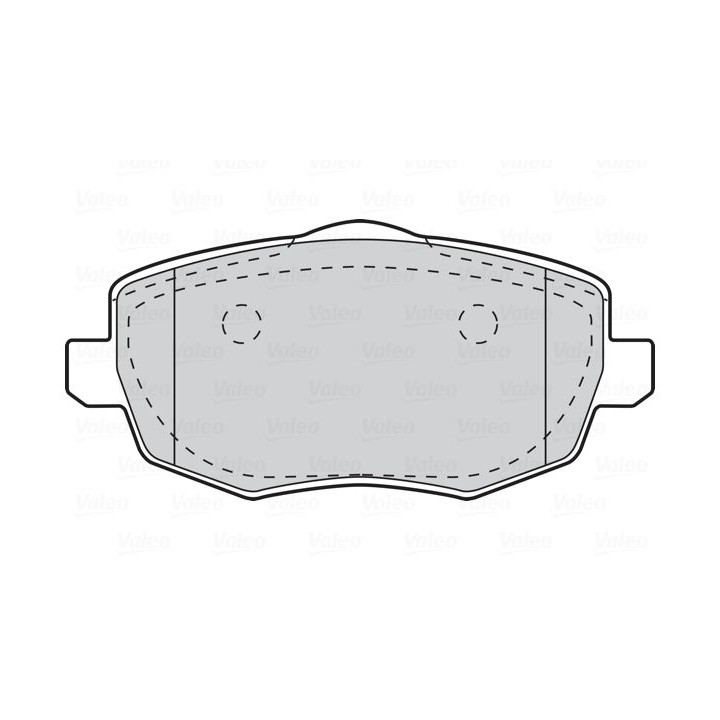 Stabdžių trinkelių rinkinys, diskinis stabdys VALEO 301761