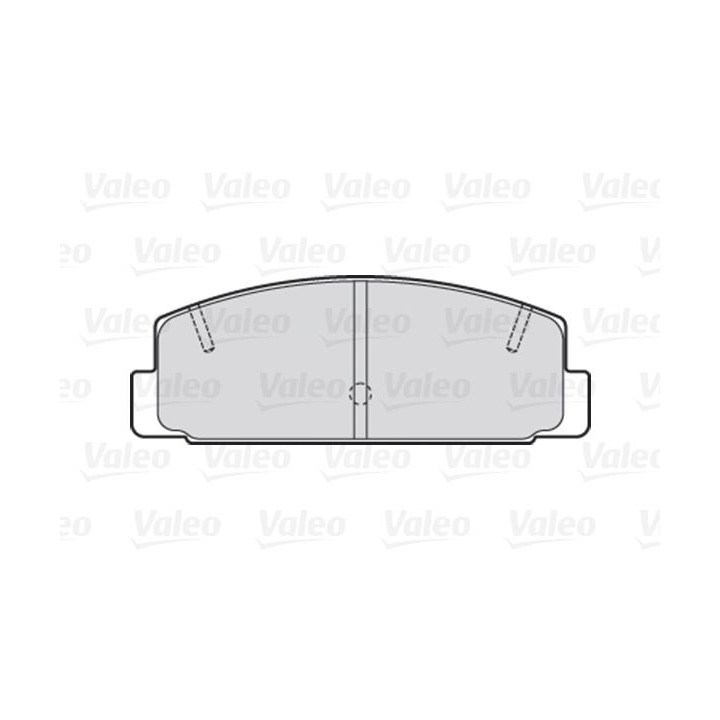 Stabdžių trinkelių rinkinys, diskinis stabdys VALEO 301780