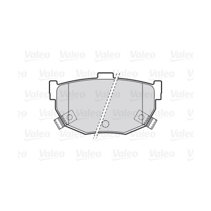 Stabdžių trinkelių rinkinys, diskinis stabdys VALEO 301817