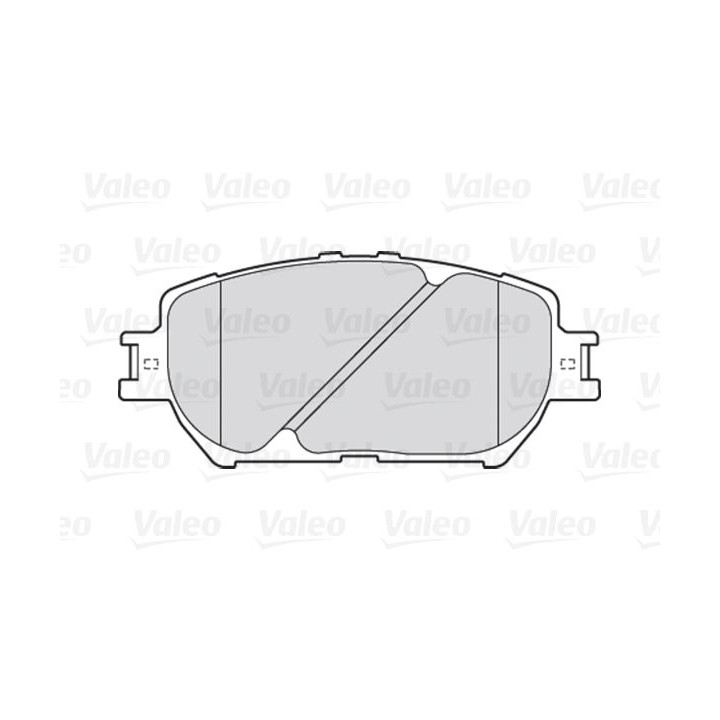 Stabdžių trinkelių rinkinys, diskinis stabdys VALEO 301862