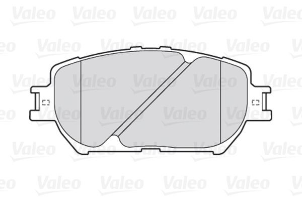 Stabdžių trinkelių rinkinys, diskinis stabdys VALEO 301862