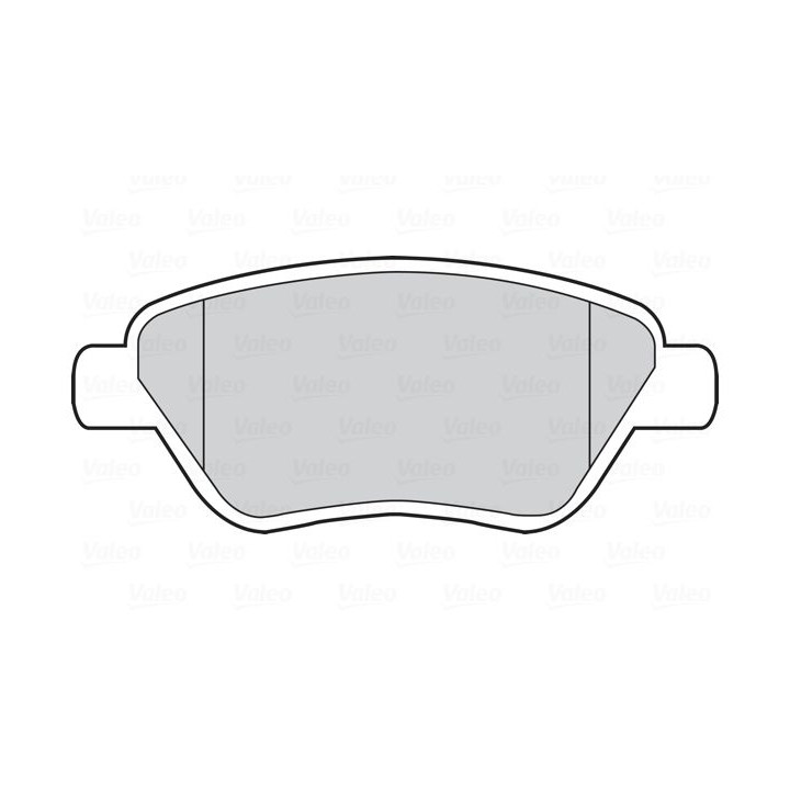 Stabdžių trinkelių rinkinys, diskinis stabdys VALEO 301913