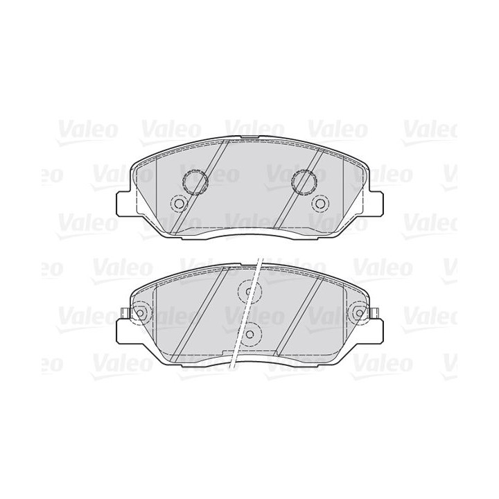 Stabdžių trinkelių rinkinys, diskinis stabdys VALEO 301937