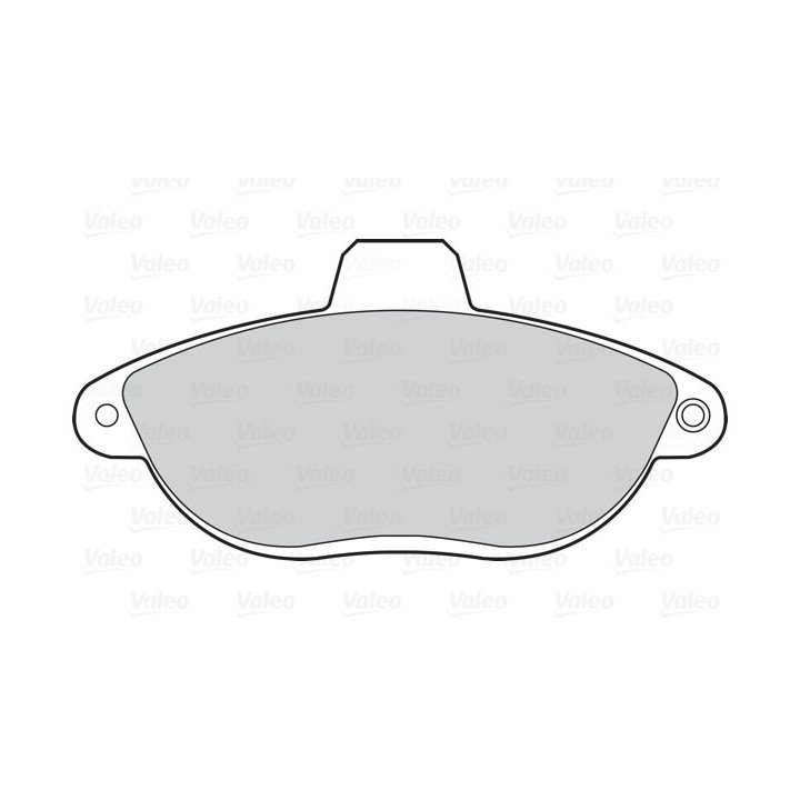 Stabdžių trinkelių rinkinys, diskinis stabdys VALEO 302004