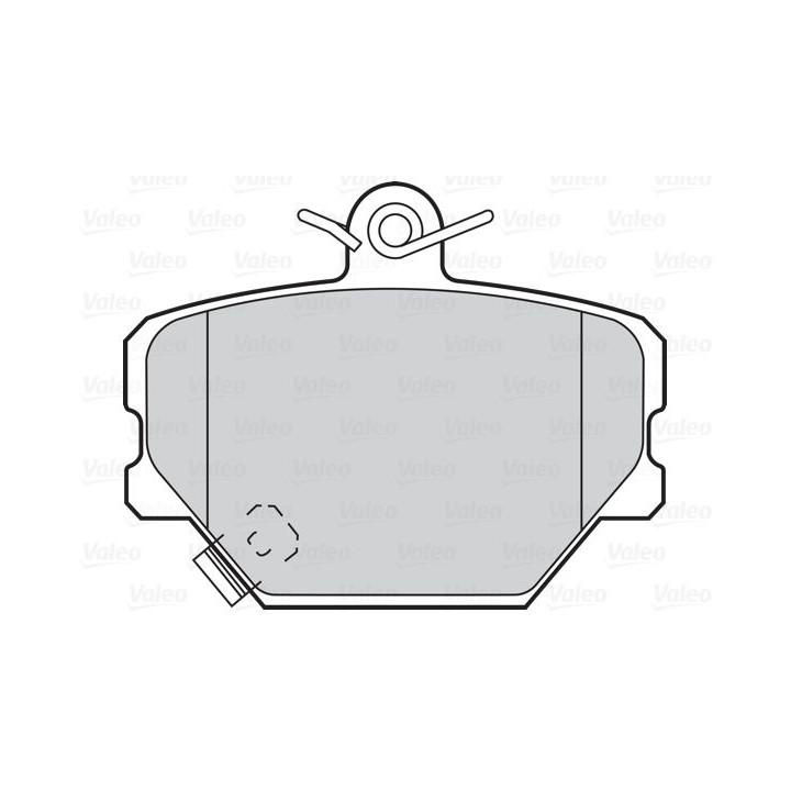 Stabdžių trinkelių rinkinys, diskinis stabdys VALEO 302015