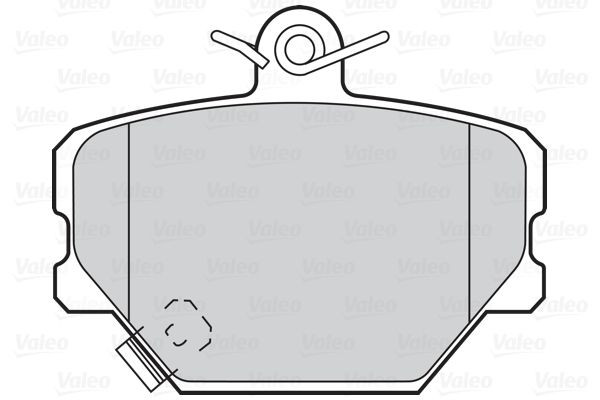 Stabdžių trinkelių rinkinys, diskinis stabdys VALEO 302015