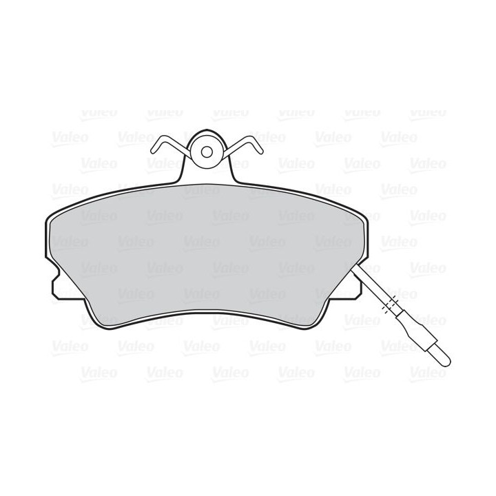 Stabdžių trinkelių rinkinys, diskinis stabdys VALEO 302017